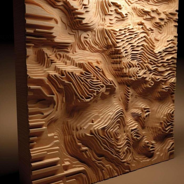 نموذج ثلاثي الأبعاد لآلة CNC 3D Art 